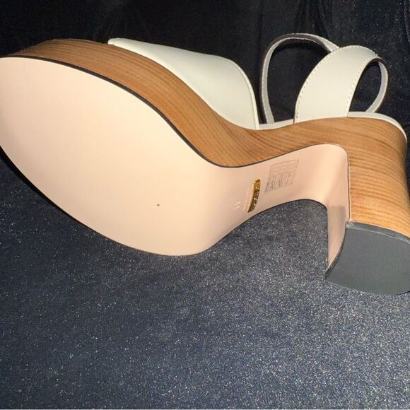 Brand new Gucci mystic white Platform Sandals cutout gg logo size 11 - Picture 10 of 15